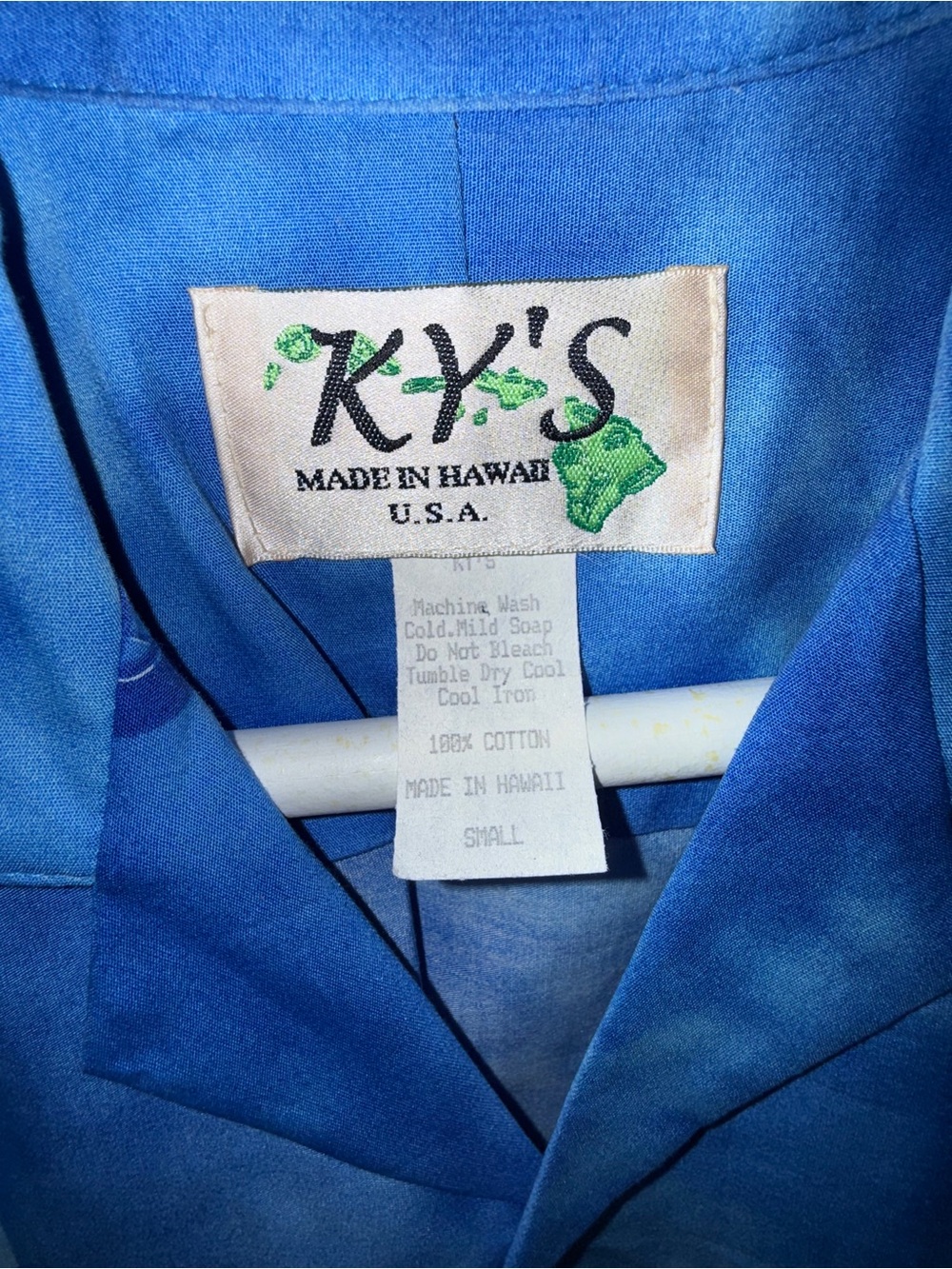 KYS Blue Motorcycle Print Camp Shirt - Picture 5 of 9
